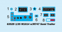 M1014 with M747 Semi Trailer - 1:35