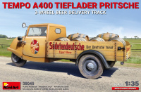 Tempo A400 Tieflader Pritsche - 3 Rad Bier Lieferwagen - 1:35