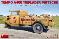 Tempo A400 Tieflader Pritsche - 3 Wheel Beer Delivery Truck - 1/35