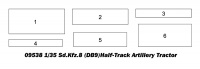 Sd.Kfz. 8 - DB9 - Artillerieschlepper / 12t Zugmaschine - 1:35