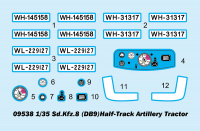 Sd.Kfz. 8 - DB9 - Artillerieschlepper / 12t Zugmaschine - 1:35