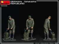 Deutsche Panzerbesatzung beim tanken - 1:35