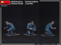 Deutsche Panzerbesatzung beim lackieren - 1:35