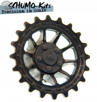Tiger I mid / late version sprocket wheel hub - 1/16