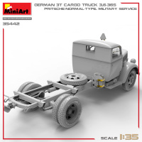 Deutscher 3t LKW 3,6-36S mit Pritsche - 1:35