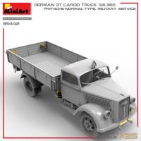 Deutscher 3t LKW 3,6-36S mit Pritsche - 1:35
