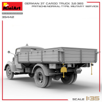 Deutscher 3t LKW 3,6-36S mit Pritsche - 1:35