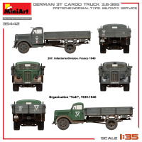 Deutscher 3t LKW 3,6-36S mit Pritsche - 1:35