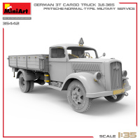 Deutscher 3t LKW 3,6-36S mit Pritsche - 1:35