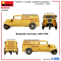 Tempo A400 Lieferwagen - Bäckerei Lieferwagen - 1:35