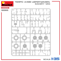 Tempo A400 Lieferwagen - Bäckerei Lieferwagen - 1:35