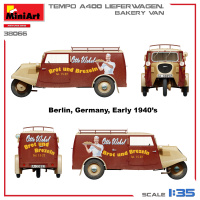 Tempo A400 Lieferwagen - Bäckerei Lieferwagen - 1:35