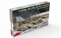 German 7,5cm Ammo - Shells with Ammo boxes for KwK 40 and StuK 40 - 1/35
