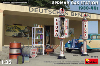 German Gas Station 1930s - 1940s - 1/35