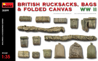 Britische Rucksäcke, Taschen und Planen - 1:35