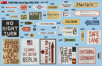 Allied Road Signs WWII - European Theatre of Operations - 1/35