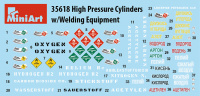 High Pressure Cylinders with Welding Equipment - 1/35