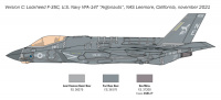 F-35C Lightning II - CATOBAR version - 1:72