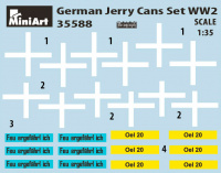 German Jerry Cans Set WWII - 1/35