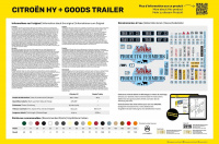 Citroen HY + Goods Trailer - 1/24
