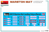 Marston Mat - Landing Strip with Barrels - 1/48