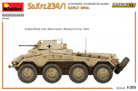 Sd.Kfz. 234/1 schwerer Panzerspähwagen - frühe Produktion - mit Interieur - 1:35