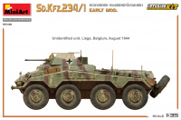 Sd.Kfz. 234/1 schwerer Panzerspähwagen - frühe Produktion - mit Interieur - 1:35
