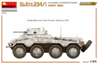 Sd.Kfz. 234/1 schwerer Panzerspähwagen - frühe Produktion - mit Interieur - 1:35