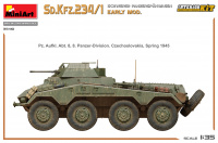 Sd.Kfz. 234/1 schwerer Panzerspähwagen - frühe Produktion - mit Interieur - 1:35