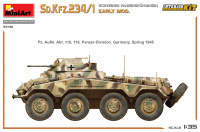 Sd.Kfz. 234/1 schwerer Panzerspähwagen - frühe Produktion - mit Interieur - 1:35