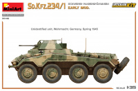 Sd.Kfz. 234/1 schwerer Panzerspähwagen - frühe Produktion - mit Interieur - 1:35