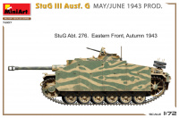 Sturmgeschütz III Ausf. G - May / June 1943 Production - 1/72