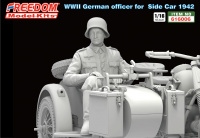 German Officer for R75 Motorcycle Side Car - Figure - 1/16