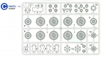 C Teile (C1-C15) für Tamiya Sherman Serie 56014 und 56032 1:16