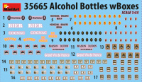 Alcohol Bottles with Boxes - 1/35