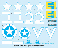 M4A1(76)W Sherman - Medium Tank - 1:16