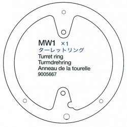 H Teile (H1-H3), Turmdrehring (MW1), Rolle (MW2 x3) für 56014 1:16