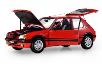 Peugeot 205 GTI - Rot - 1:8