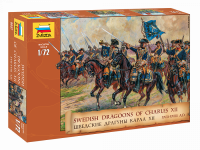 Schwedische Dragoner - Charles XII - 1:72