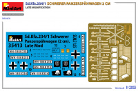 Sd.Kfz. 234/1 schwerer Panzerspähwagen - späte Produktion - 1:35