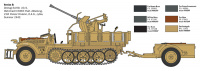 Sd.Kfz. 10/4 mit Flak 30 und Besatzung - 1:35
