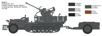 Sd.Kfz. 10/4 mit Flak 30 und Besatzung - 1:35
