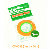 Maskierband 1mm – 18 m - Flexibles Abklebeband für Modellbau & Airbrush