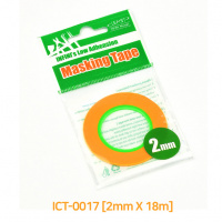 Maskierband 2mm – 18 m - Flexibles Abklebeband für Modellbau & Airbrush