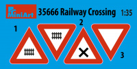 Bahnübergang / Railway Crossing - 1:35