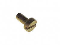 Messingschrauben M2,5 x 5,0 mm Flachkopfschrauben Schlitz DIN 84 - 100 Stück