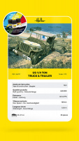 STARTER KIT US 1/4 ton Truck & Trailer - 1/72