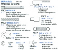 Machine Gun Bag (MK1-MK8) for Tamiya Sherman Series