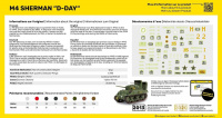 STARTER KIT US M4 Sherman D-Day - 1/72