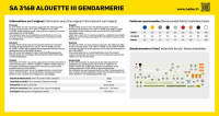 STARTER KIT SA 316 Alouette III Gendarmerie - 1:72